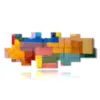 tableaux geometriques colores - version: 14 pannelli 275x107cm
