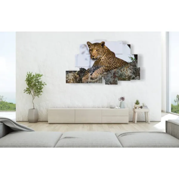 œuvre d''art avec des animaux