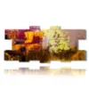 painting with abstract modern paintings for your fantasy - version: 13 pannelli 233x107cm