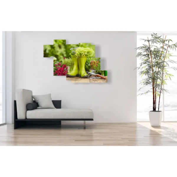 Furniture with floral paintings