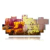 painting with abstract modern paintings for your fantasy - version: 15 pannelli 250x112cm