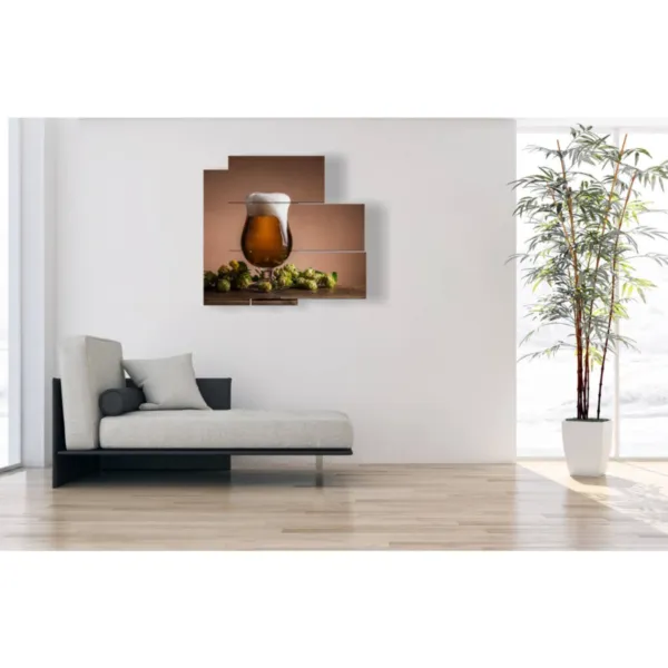 quadro birra spumeggiante