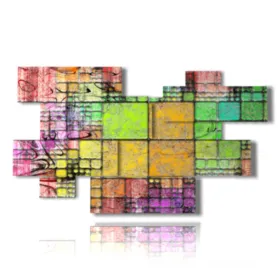 modern geometric paintings