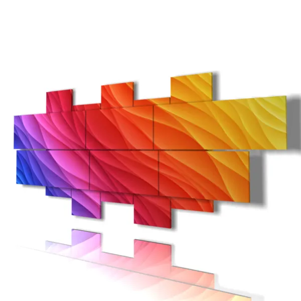 Moderne und bunte Gemälde