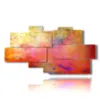 modern panel paintings with color vapors - version: 8 pannelli 184x97cm