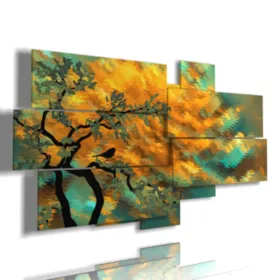 quadri della natura con albero in autunno