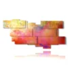 modern panel paintings with color vapors - version: 12 pannelli 236x112cm