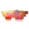 modern panel paintings with color vapors - version: 16 pannelli 293x107cm