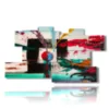 colorful paintings with paint effect - version: 10 pannelli 189x106cm