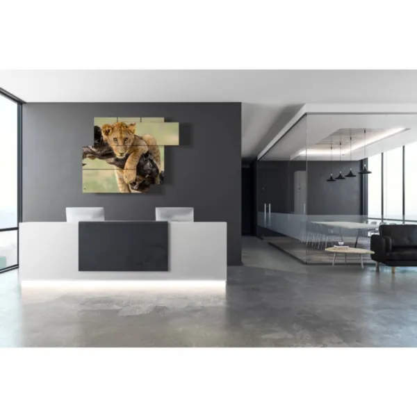 décorations avec un lion