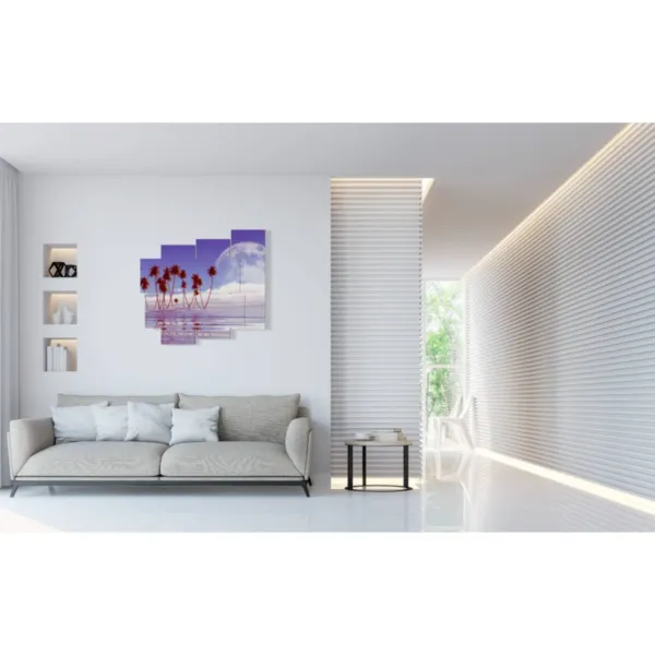 Impression maritime sur toile