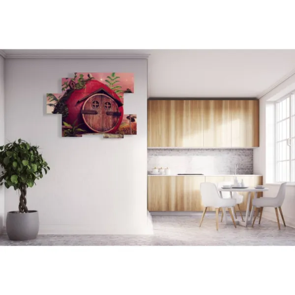 Interior designs with fantasy-themed images for children