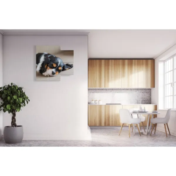 Decoración de pata de perro