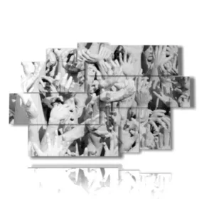 cuadros modernos en blanco y negro