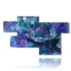 abstract paintings with nature in storm - version: 7 pannelli 175x105cm