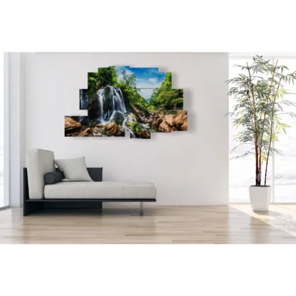 paintings with a waterfall