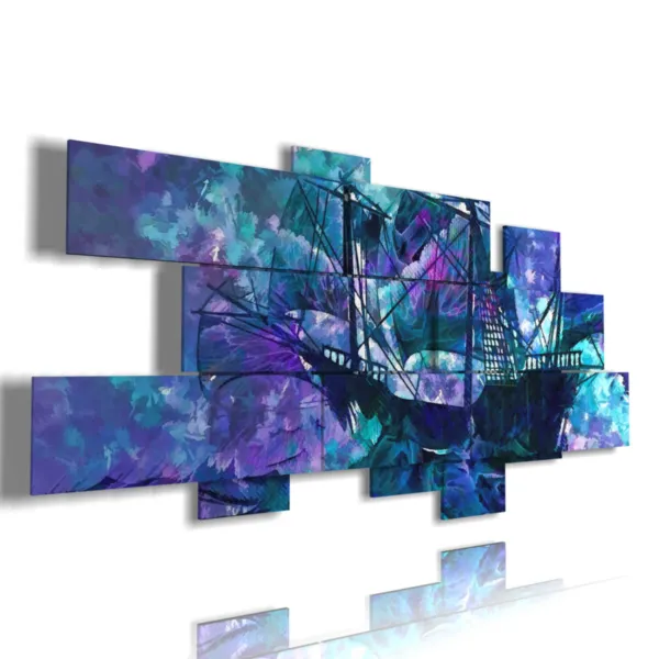 Stormy nature paintings