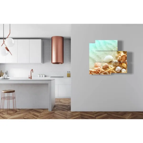 Decoración con paisaje marino