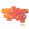 abstract orange and yellow paintings - version: 8 pannelli 177x110cm