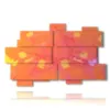 abstract orange and yellow paintings - version: 11 pannelli 182x115cm