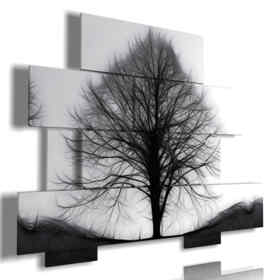 squelette d'arbre dans des tableaux abstraits contemporains