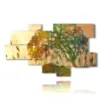 caja de cuadro abstracto con arbol imaginario - version: 9 pannelli 189x110cm