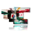 colorful paintings with paint effect - version: 7 pannelli 172x103cm