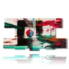 colorful paintings with paint effect - version: 8 pannelli 186x97cm