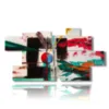 colorful paintings with paint effect - version: 10 pannelli 200x106cm