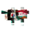 colorful paintings with paint effect - version: 16 pannelli 257x150cm