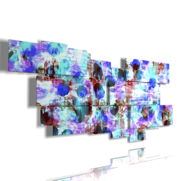 Modern patchwork wall paintings