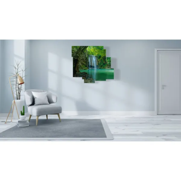 Gemälde mit Wasserfällen