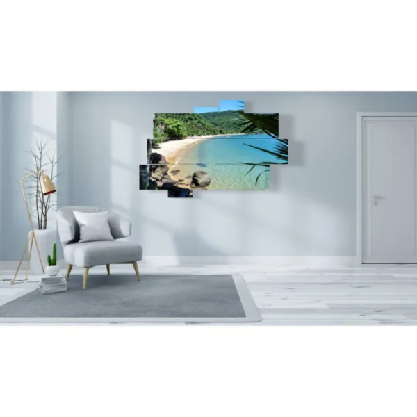 Tableaux avec plages et mer