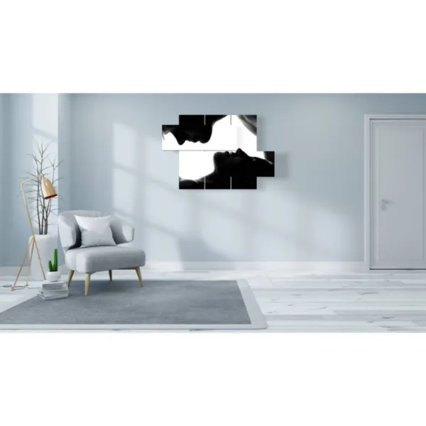 sensual black and white photograph frame