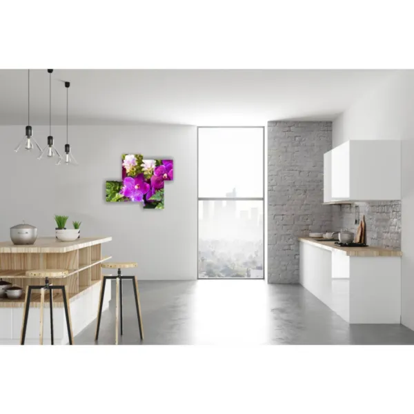 peintures florales abstraites