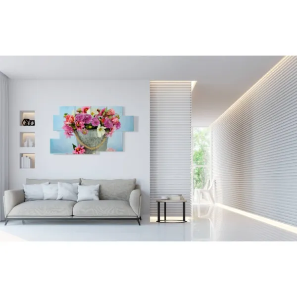 Gemälde von Blumen in einer Vase