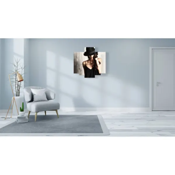 tableaux de femmes avec des accessoires de mode