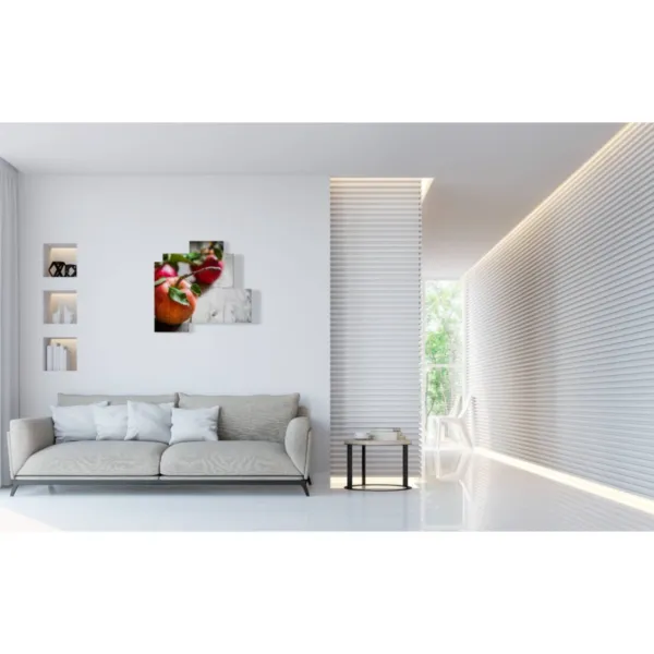 Tableaux de fruits : pommes.