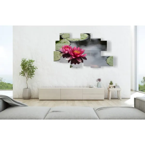 Moderes Blumenbild-Drucke