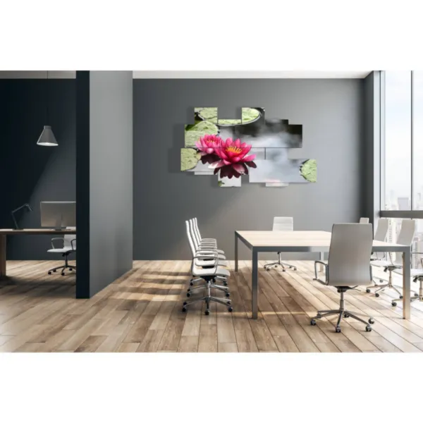 Innenarchitektur modernes Blumenrahmendesign