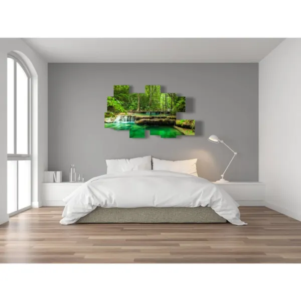 Décorations en cascade en mouvement