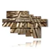 paintings with typographic english writings - version: 7 pannelli 173x106cm