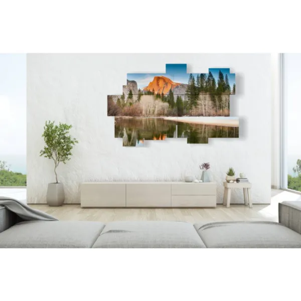 peintures montagne lac