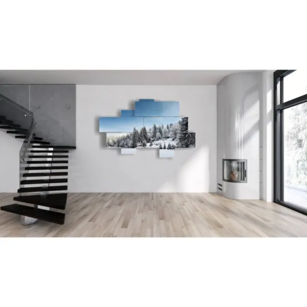 peintures montagne neige