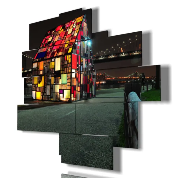 abstract city prints