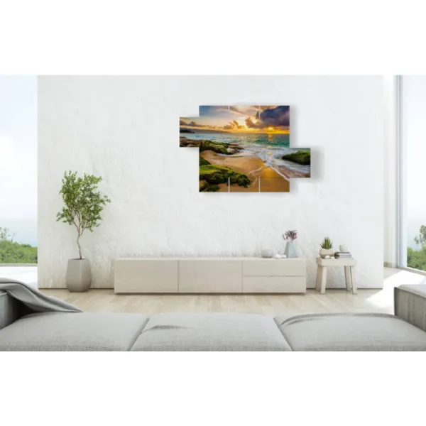 stampe tramonto sul mare