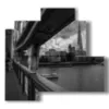 bild mit fotos von londoner sehenswuerdigkeiten - version: 4 pannelli 83x78cm