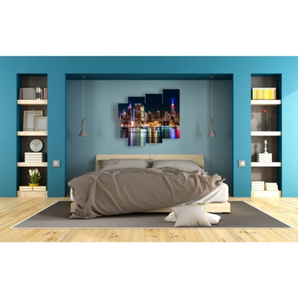 tableaux skyline nocturne