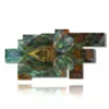 modern decorative painting with fantasy - version: 9 pannelli 209x107cm