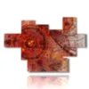 tableaux modernes avec rouge antique - version: 7 pannelli 173x117cm